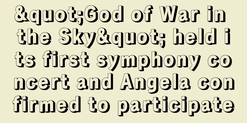 "God of War in the Sky" held its first symphony concert and Angela confirmed to participate