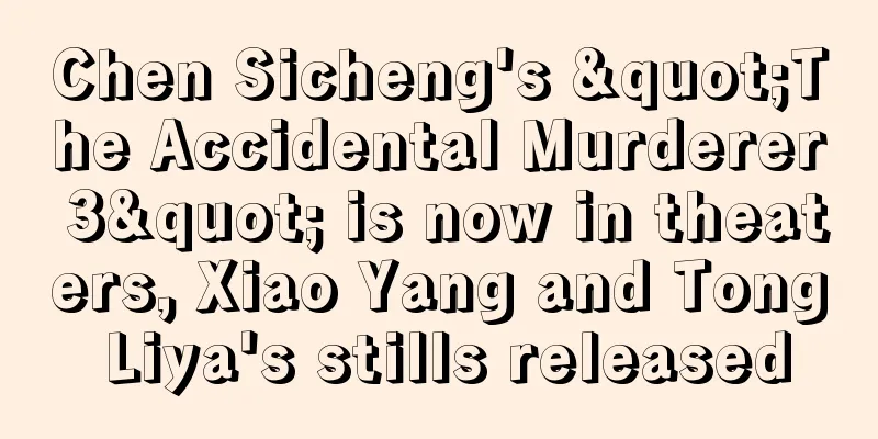 Chen Sicheng's "The Accidental Murderer 3" is now in theaters, Xiao Yang and Tong Liya's stills released