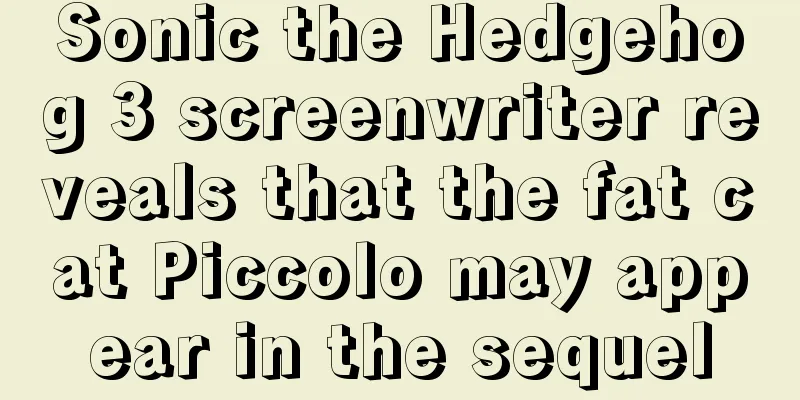 Sonic the Hedgehog 3 screenwriter reveals that the fat cat Piccolo may appear in the sequel