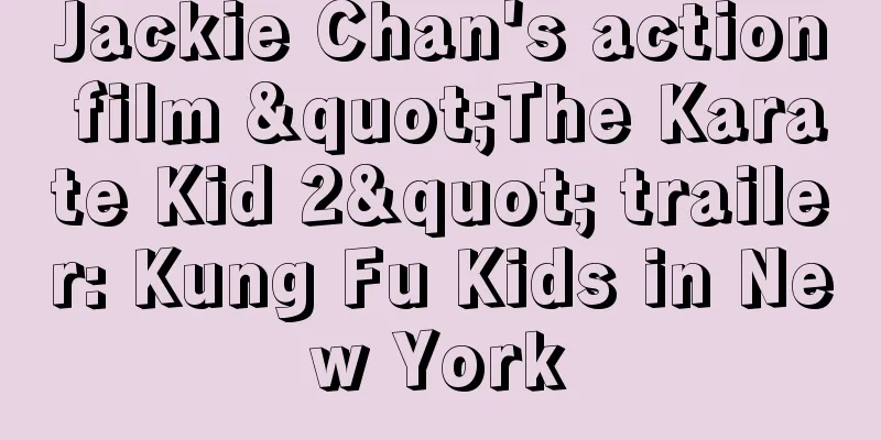 Jackie Chan's action film "The Karate Kid 2" trailer: Kung Fu Kids in New York