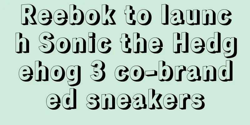 Reebok to launch Sonic the Hedgehog 3 co-branded sneakers