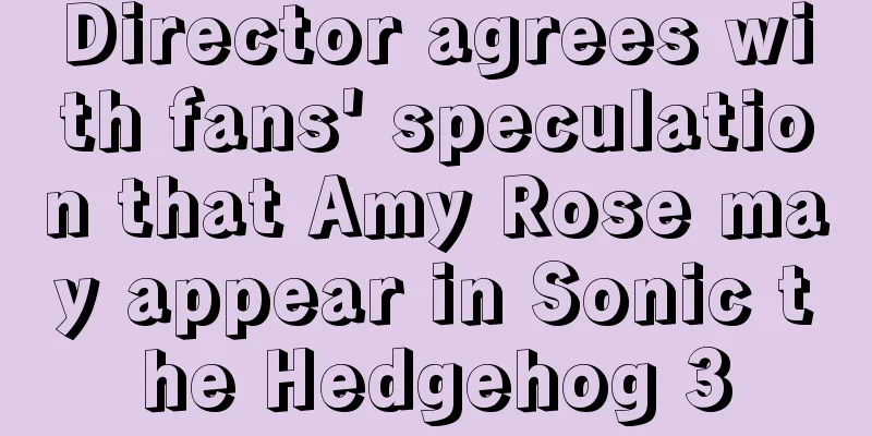 Director agrees with fans' speculation that Amy Rose may appear in Sonic the Hedgehog 3
