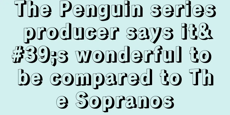 The Penguin series producer says it's wonderful to be compared to The Sopranos