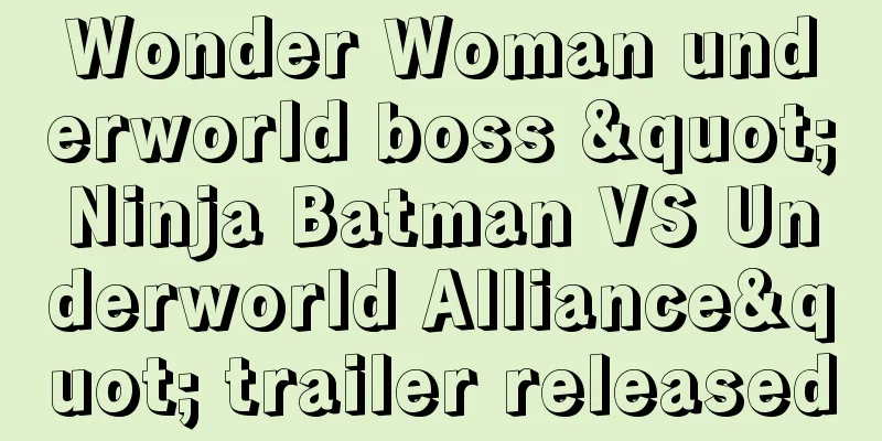 Wonder Woman underworld boss "Ninja Batman VS Underworld Alliance" trailer released