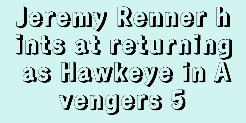 Jeremy Renner hints at returning as Hawkeye in Avengers 5