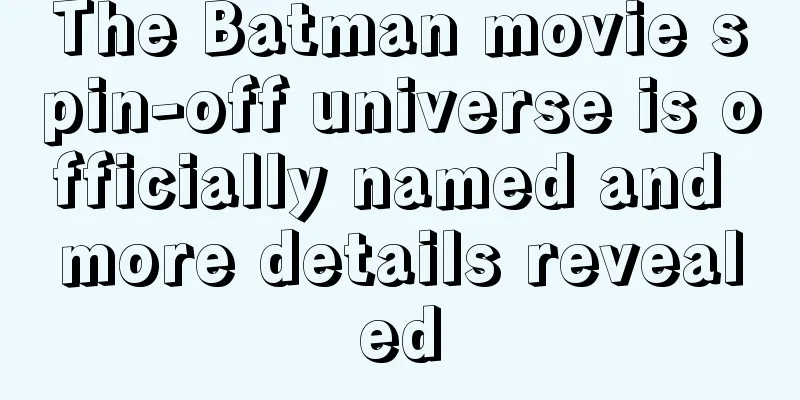 The Batman movie spin-off universe is officially named and more details revealed