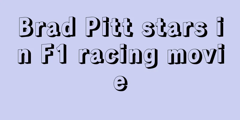 Brad Pitt stars in F1 racing movie