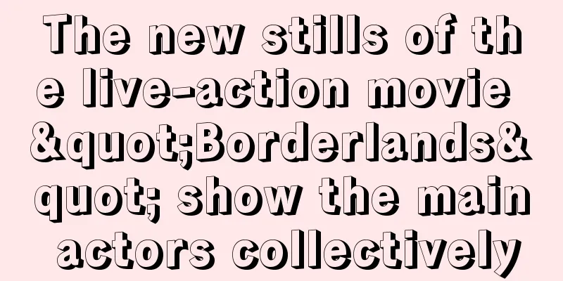 The new stills of the live-action movie "Borderlands" show the main actors collectively