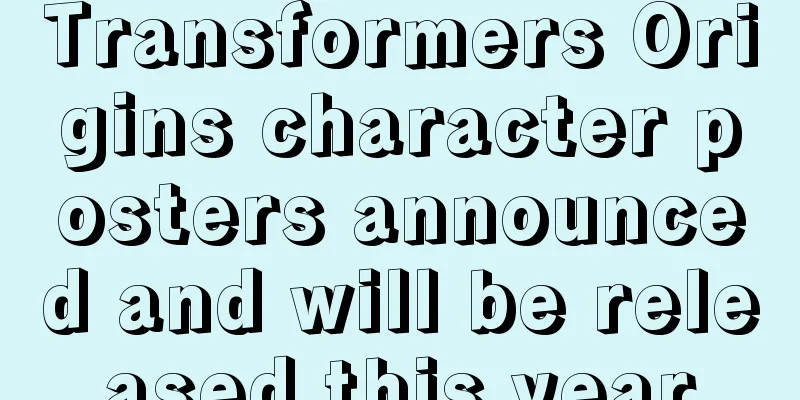 Transformers Origins character posters announced and will be released this year