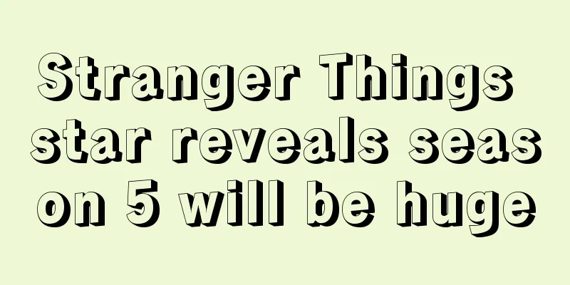 Stranger Things star reveals season 5 will be huge