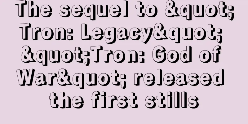 The sequel to "Tron: Legacy" "Tron: God of War" released the first stills