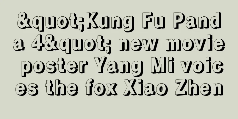"Kung Fu Panda 4" new movie poster Yang Mi voices the fox Xiao Zhen
