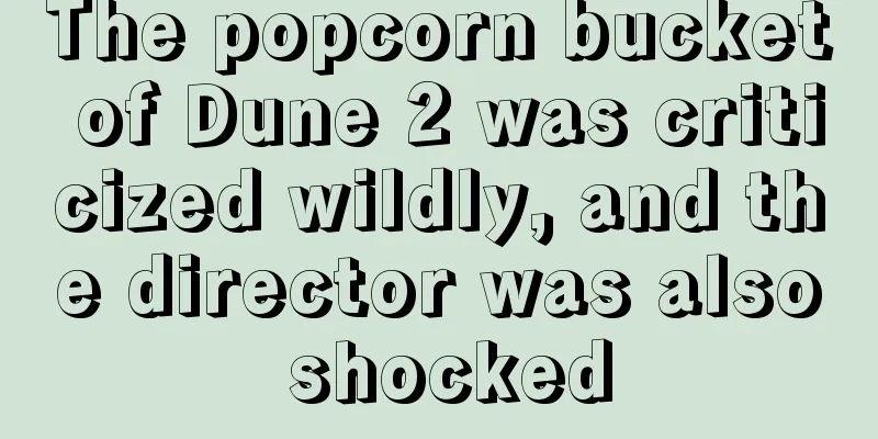 The popcorn bucket of Dune 2 was criticized wildly, and the director was also shocked