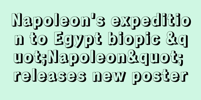 Napoleon's expedition to Egypt biopic "Napoleon" releases new poster