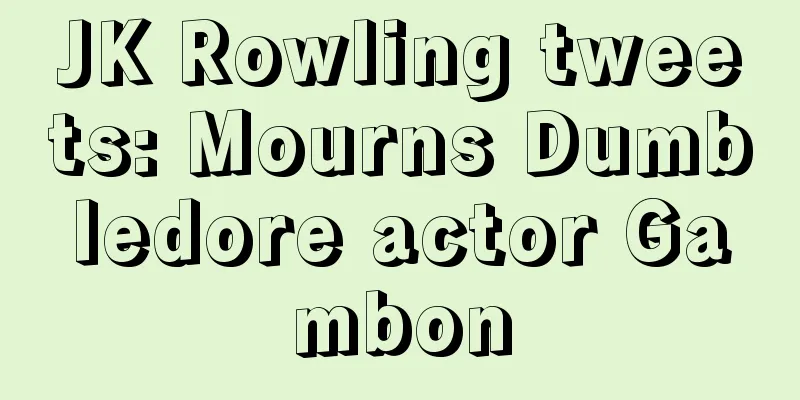 JK Rowling tweets: Mourns Dumbledore actor Gambon