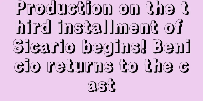 Production on the third installment of Sicario begins! Benicio returns to the cast