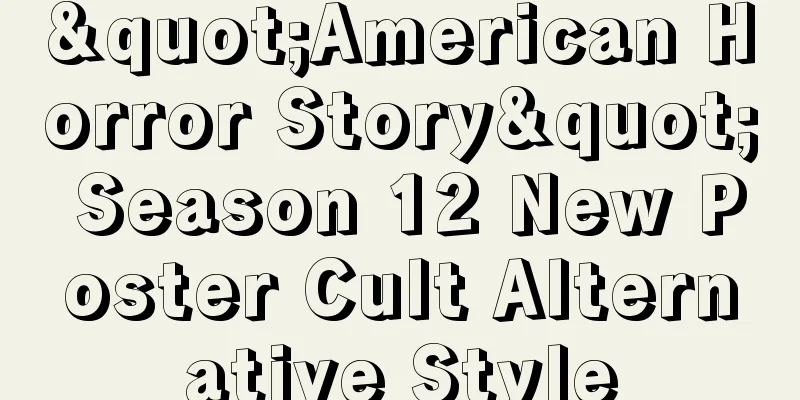 "American Horror Story" Season 12 New Poster Cult Alternative Style