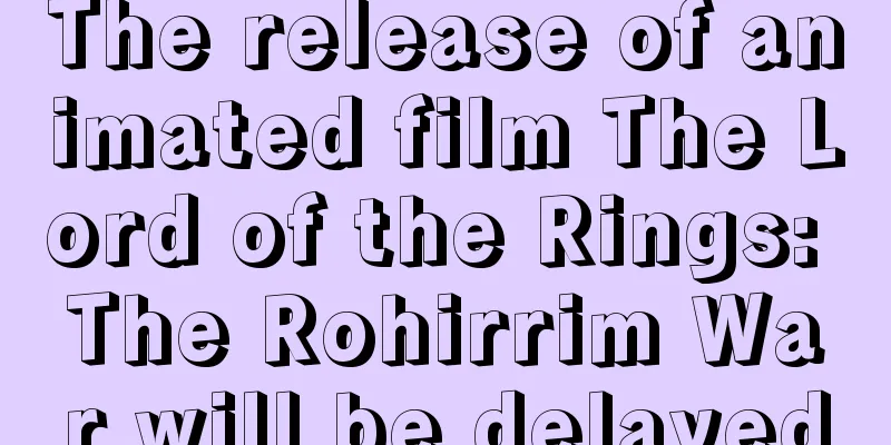 The release of animated film The Lord of the Rings: The Rohirrim War will be delayed