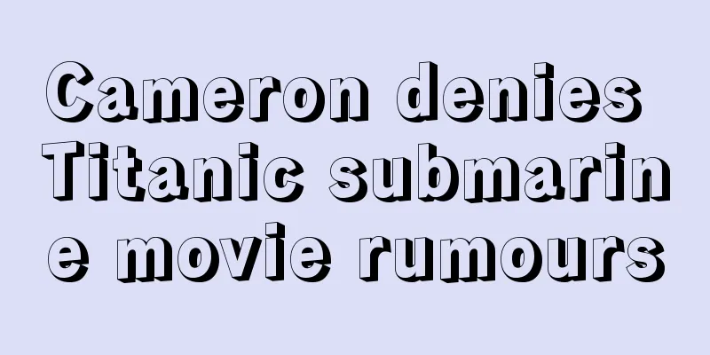 Cameron denies Titanic submarine movie rumours