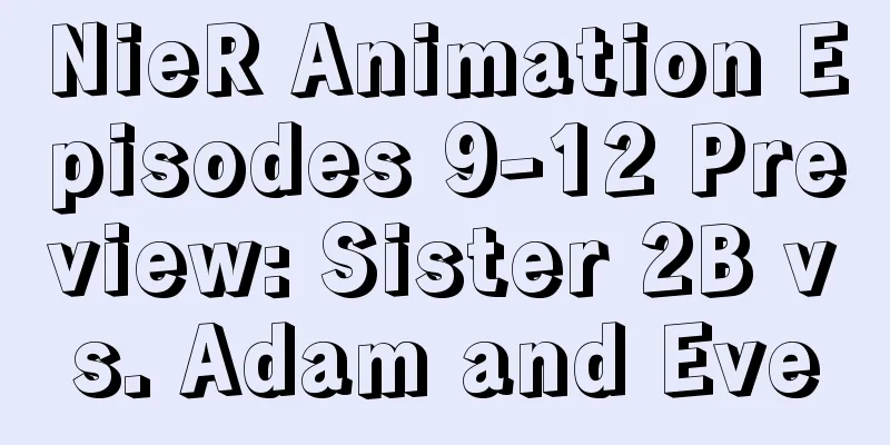 NieR Animation Episodes 9-12 Preview: Sister 2B vs. Adam and Eve