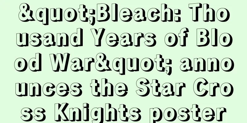 "Bleach: Thousand Years of Blood War" announces the Star Cross Knights poster