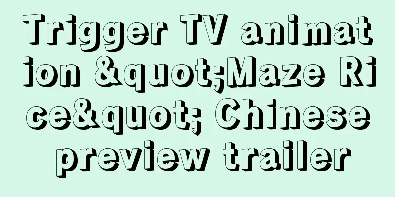 Trigger TV animation "Maze Rice" Chinese preview trailer