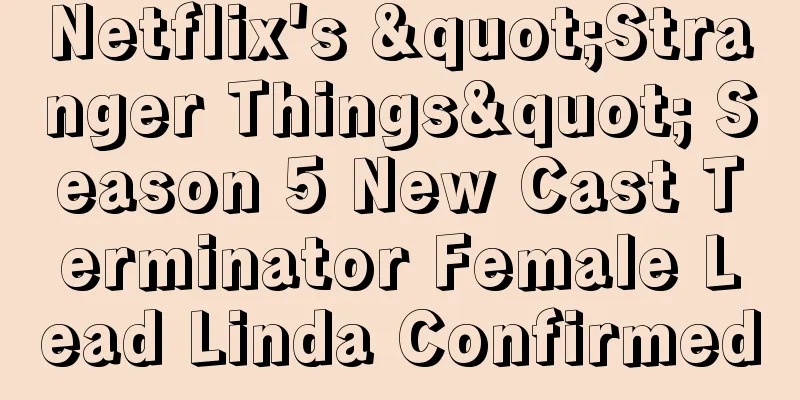 Netflix's "Stranger Things" Season 5 New Cast Terminator Female Lead Linda Confirmed