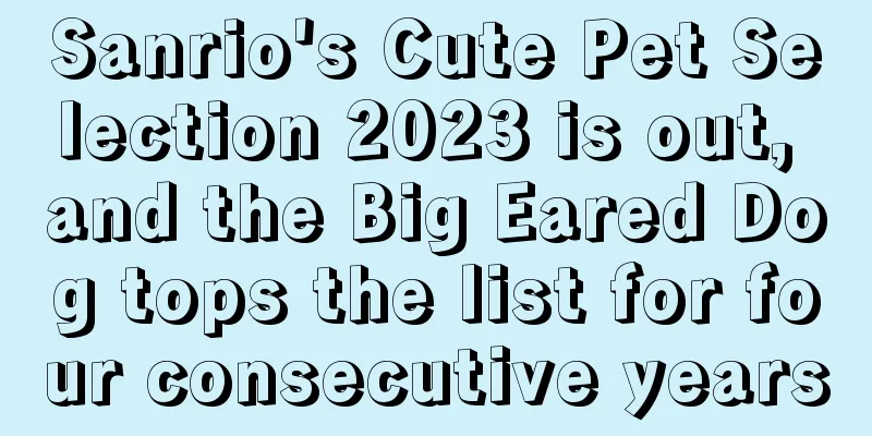 Sanrio's Cute Pet Selection 2023 is out, and the Big Eared Dog tops the list for four consecutive years