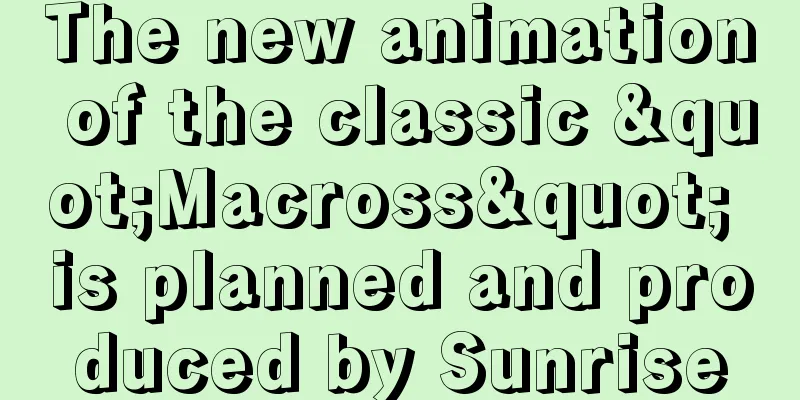The new animation of the classic "Macross" is planned and produced by Sunrise