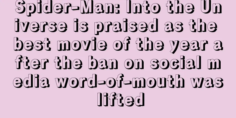 Spider-Man: Into the Universe is praised as the best movie of the year after the ban on social media word-of-mouth was lifted