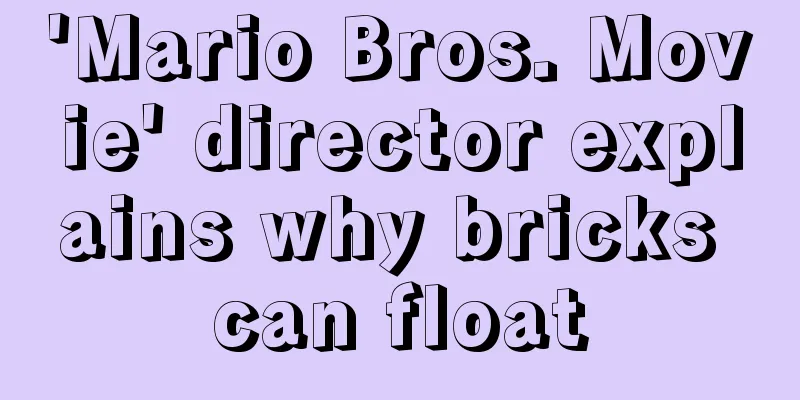 'Mario Bros. Movie' director explains why bricks can float