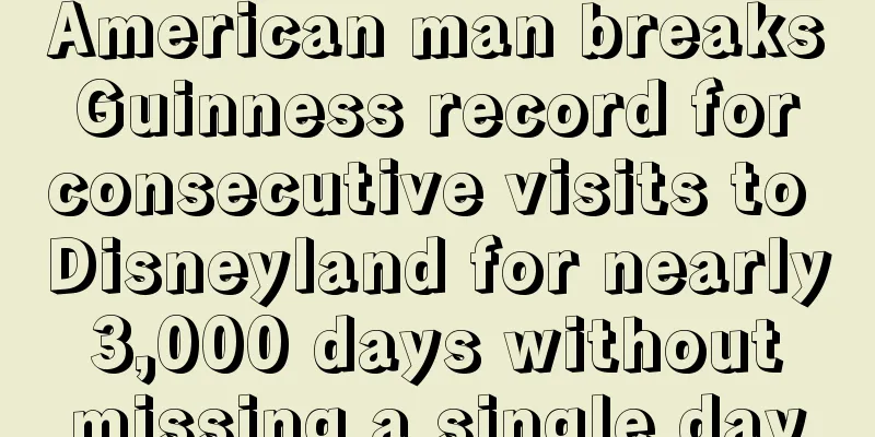 American man breaks Guinness record for consecutive visits to Disneyland for nearly 3,000 days without missing a single day