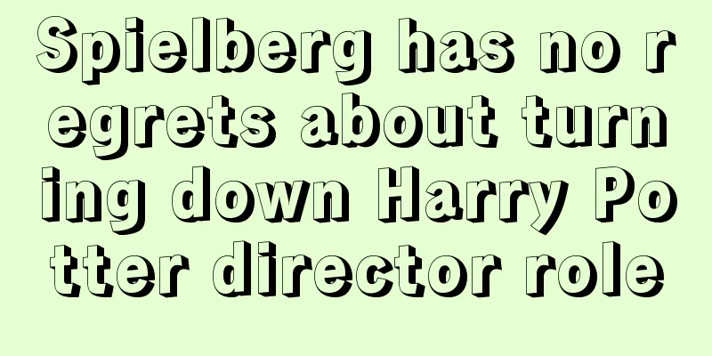 Spielberg has no regrets about turning down Harry Potter director role