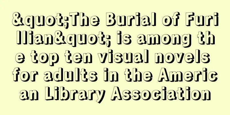 "The Burial of Furillian" is among the top ten visual novels for adults in the American Library Association