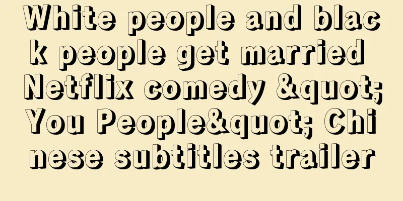 White people and black people get married Netflix comedy "You People" Chinese subtitles trailer