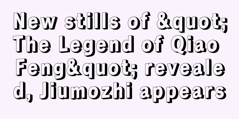 New stills of "The Legend of Qiao Feng" revealed, Jiumozhi appears