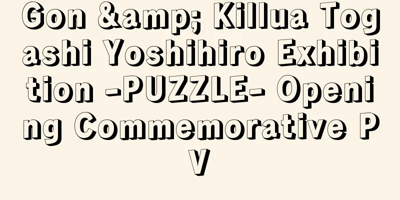 Gon & Killua Togashi Yoshihiro Exhibition -PUZZLE- Opening Commemorative PV