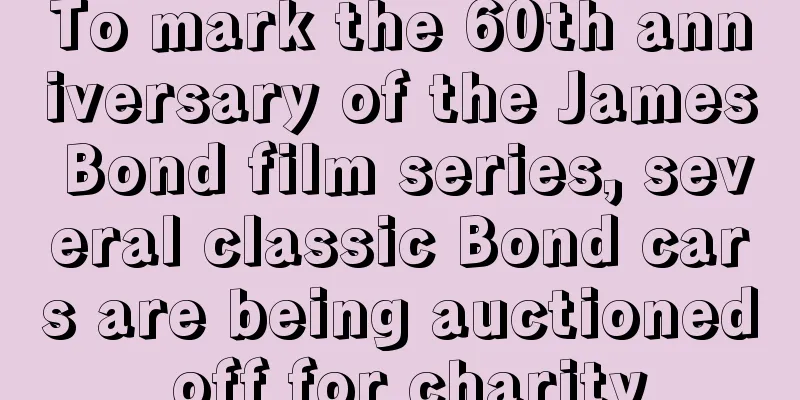 To mark the 60th anniversary of the James Bond film series, several classic Bond cars are being auctioned off for charity