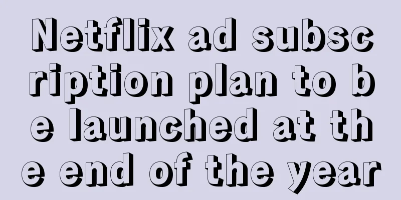 Netflix ad subscription plan to be launched at the end of the year