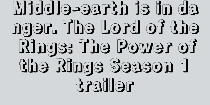 Middle-earth is in danger. The Lord of the Rings: The Power of the Rings Season 1 trailer