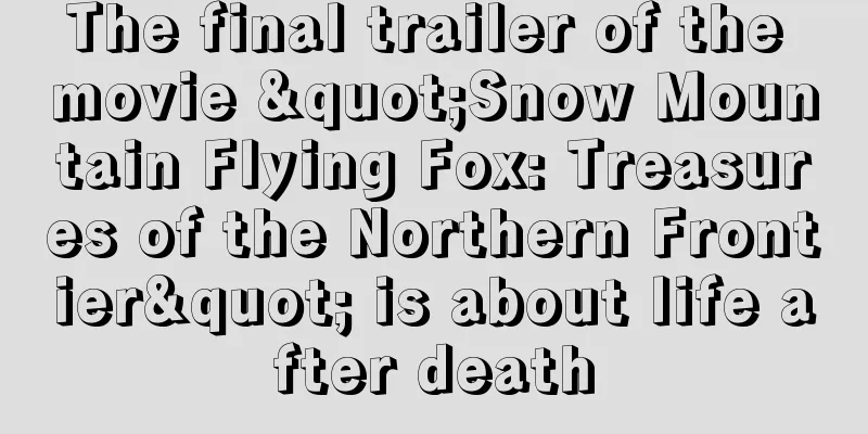 The final trailer of the movie "Snow Mountain Flying Fox: Treasures of the Northern Frontier" is about life after death