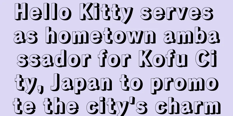 Hello Kitty serves as hometown ambassador for Kofu City, Japan to promote the city's charm