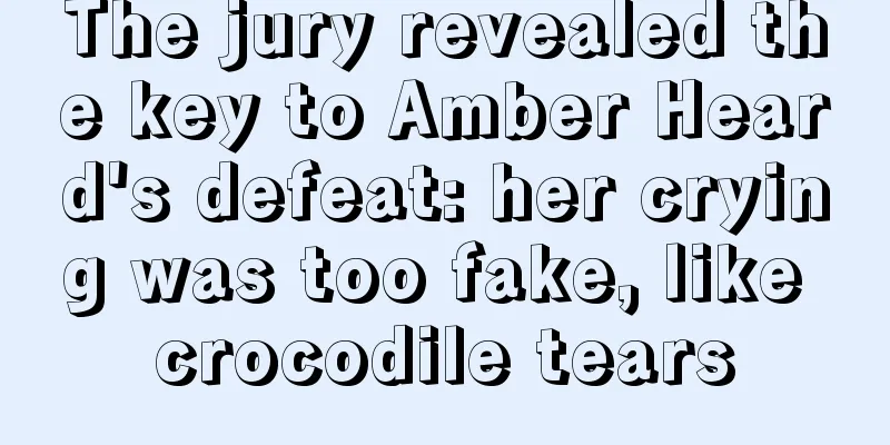 The jury revealed the key to Amber Heard's defeat: her crying was too fake, like crocodile tears