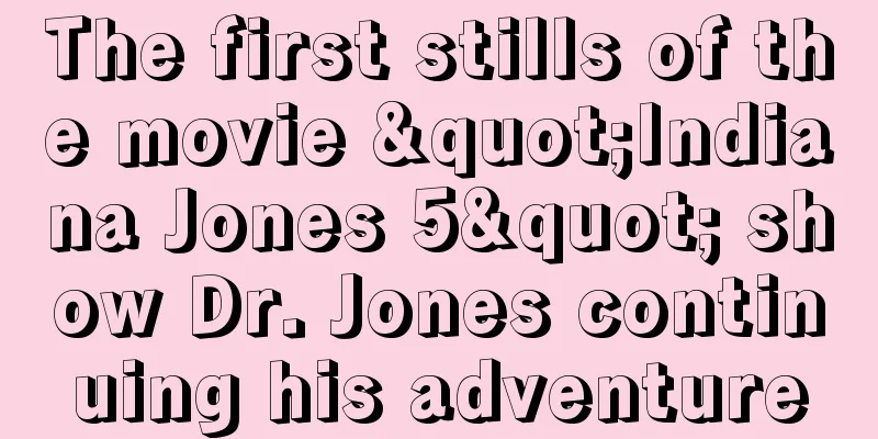 The first stills of the movie "Indiana Jones 5" show Dr. Jones continuing his adventure