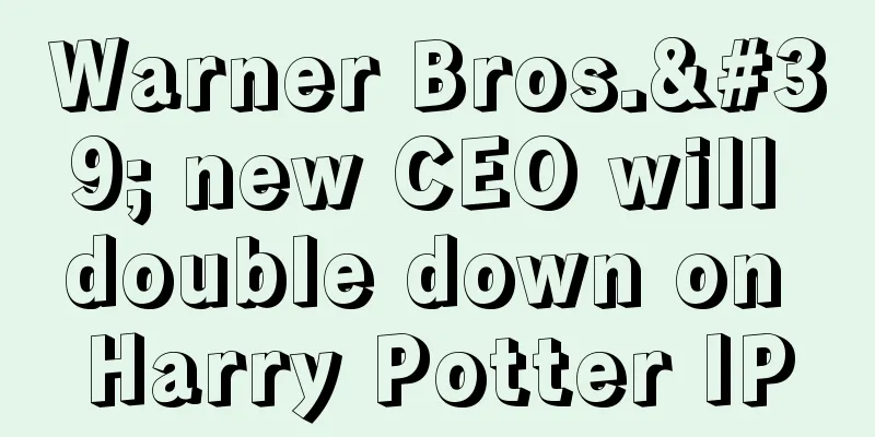 Warner Bros.' new CEO will double down on Harry Potter IP