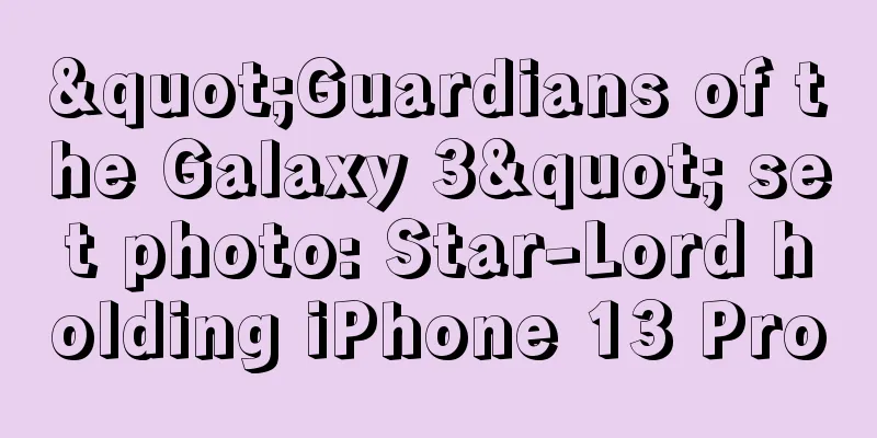 "Guardians of the Galaxy 3" set photo: Star-Lord holding iPhone 13 Pro