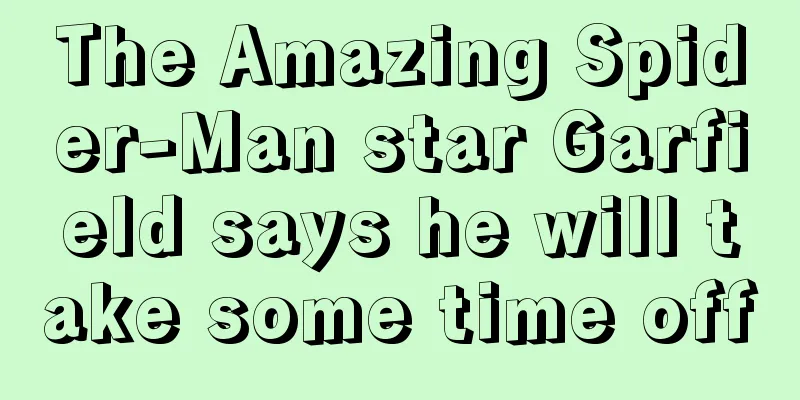 The Amazing Spider-Man star Garfield says he will take some time off