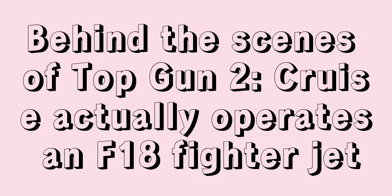 Behind the scenes of Top Gun 2: Cruise actually operates an F18 fighter jet