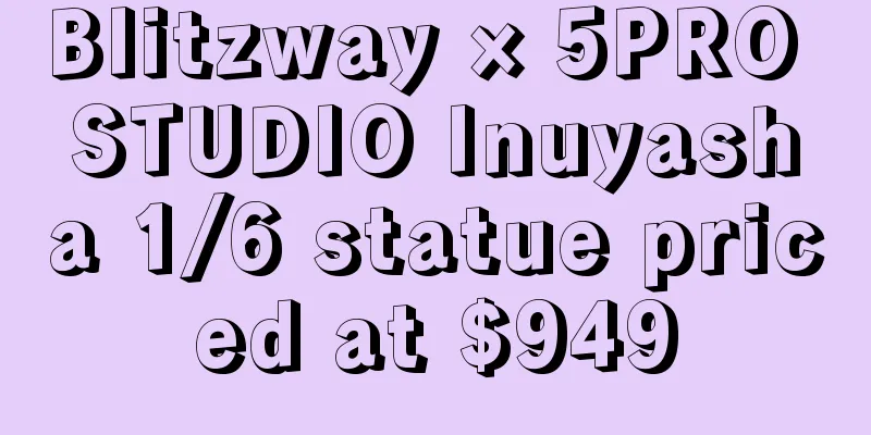 Blitzway × 5PRO STUDIO Inuyasha 1/6 statue priced at $949