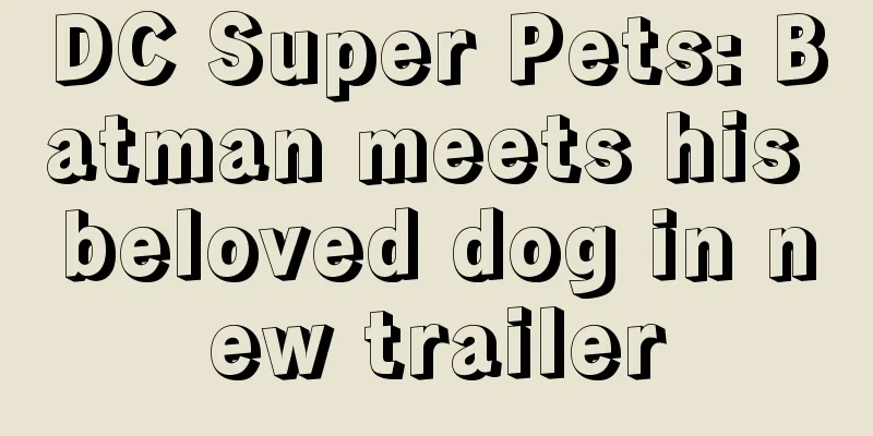 DC Super Pets: Batman meets his beloved dog in new trailer